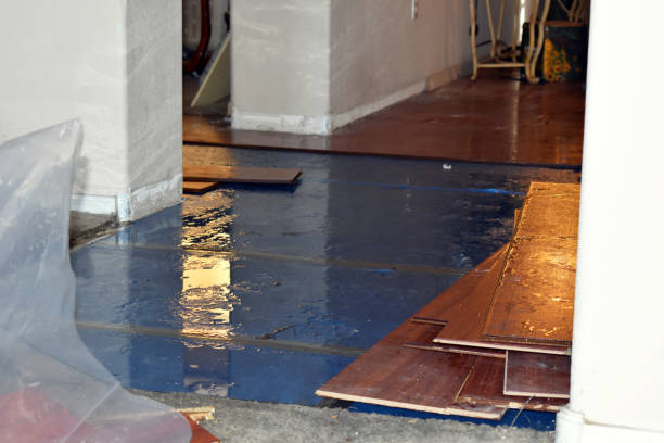 Professional Flood Cleanup technician working in Spartansburg, PA